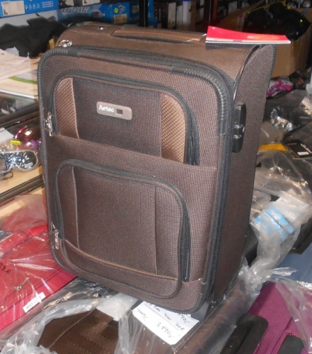 Kabinový malý cestovní kufr na 2 kolečkách Carlton Zest brown/hnědý, rozšiřitelné palubní kufry - AKCE
