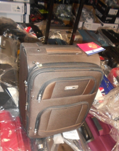 Kabinový malý cestovní kufr na 2 kolečkách Carlton Zest brown/hnědý, rozšiřitelné palubní kufry - AKCE