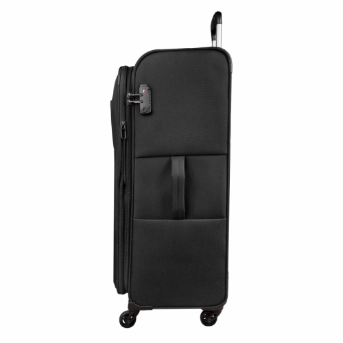 Levný cestovní kufr Paklite Valencia M 68 cm se 4 kolečky, zámkem TSA a rozšířením velikosti 