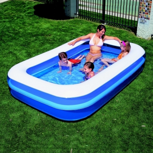 Nadzemní nafukovací bazén dětský 269 x 175 cm, nejlevnější zahradní bazény