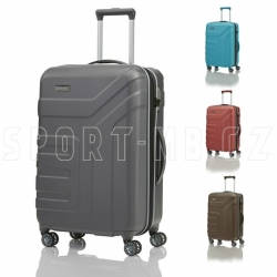 Rozšiřitelný plastový kufr na 4 kolečkách Travelite Vector 4w 70 cm