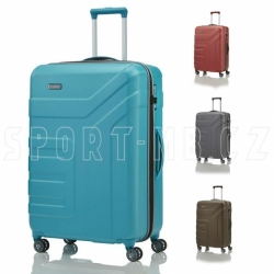 Cestovní kufr na 4 kolečkách Travelite Vector 77 cm, odolný plastový kufr do letadla