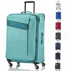 Velký ultralehký textilní kufr na kolečkách Travelite Kite 75 cm, cestovní kufry na 4 kolečkách