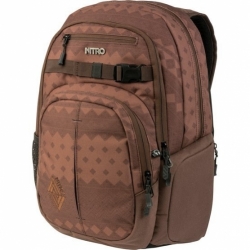 Mětsský batoh Nitro Chase northern patch 35 L hnědý