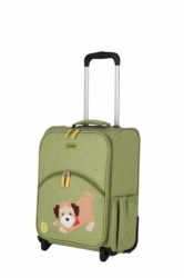 Dětský kufr na 2 kolečkách Travelite Youngster Dog 44 cm modrý se psem